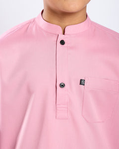 Sultan Baju Melayu Top Kids - DUSTY PINK