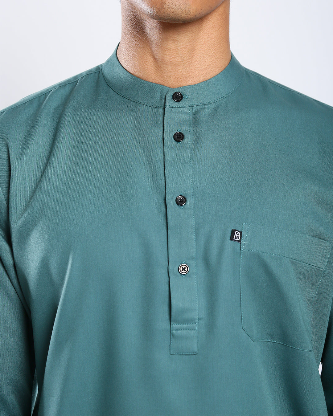 Sultan Baju Melayu Top Adults - TEAL