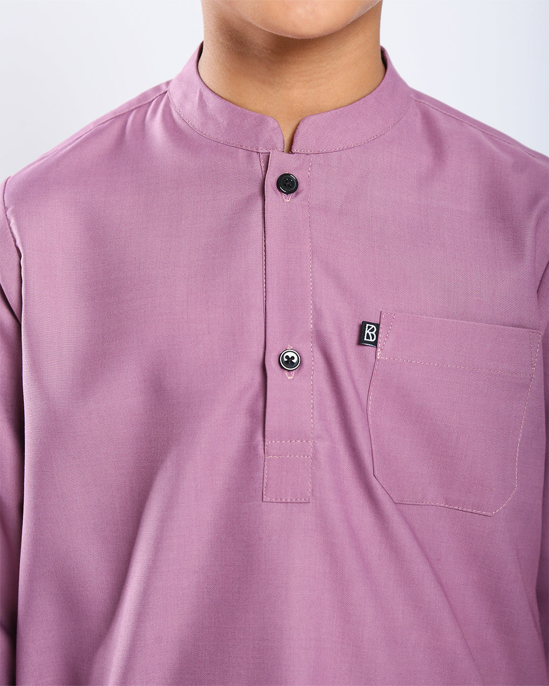 Sultan Baju Melayu Top Kids - LIGHT PURPLE