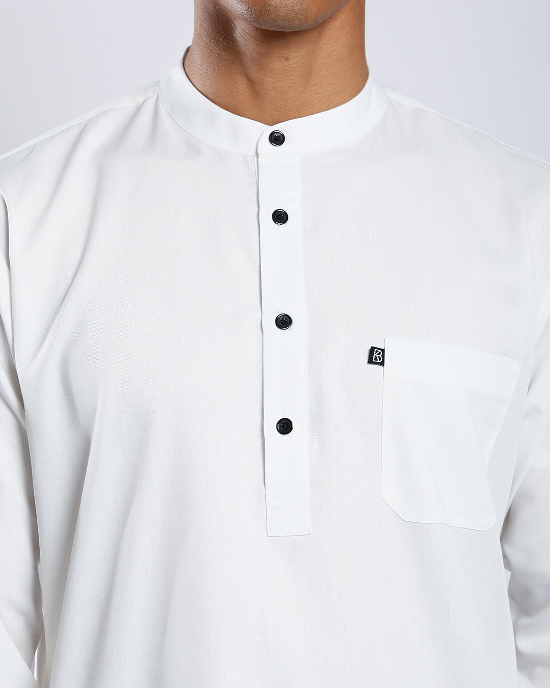 Sultan Baju Melayu Top Adults - OFF WHITE