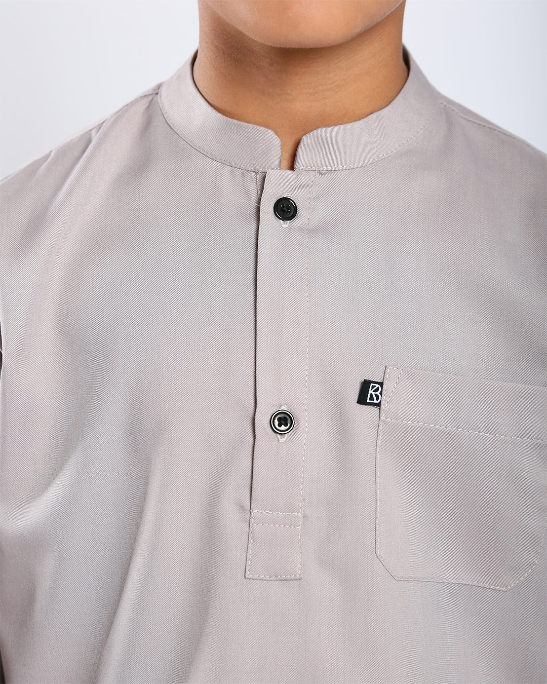 Sultan Baju Melayu Top Kids - TAUPE