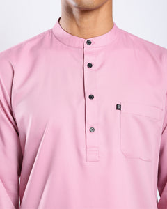 Sultan Baju Melayu Top Adults - DUSTY PINK