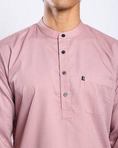 Sultan Baju Melayu Top Adults - DUSTY PURPLE