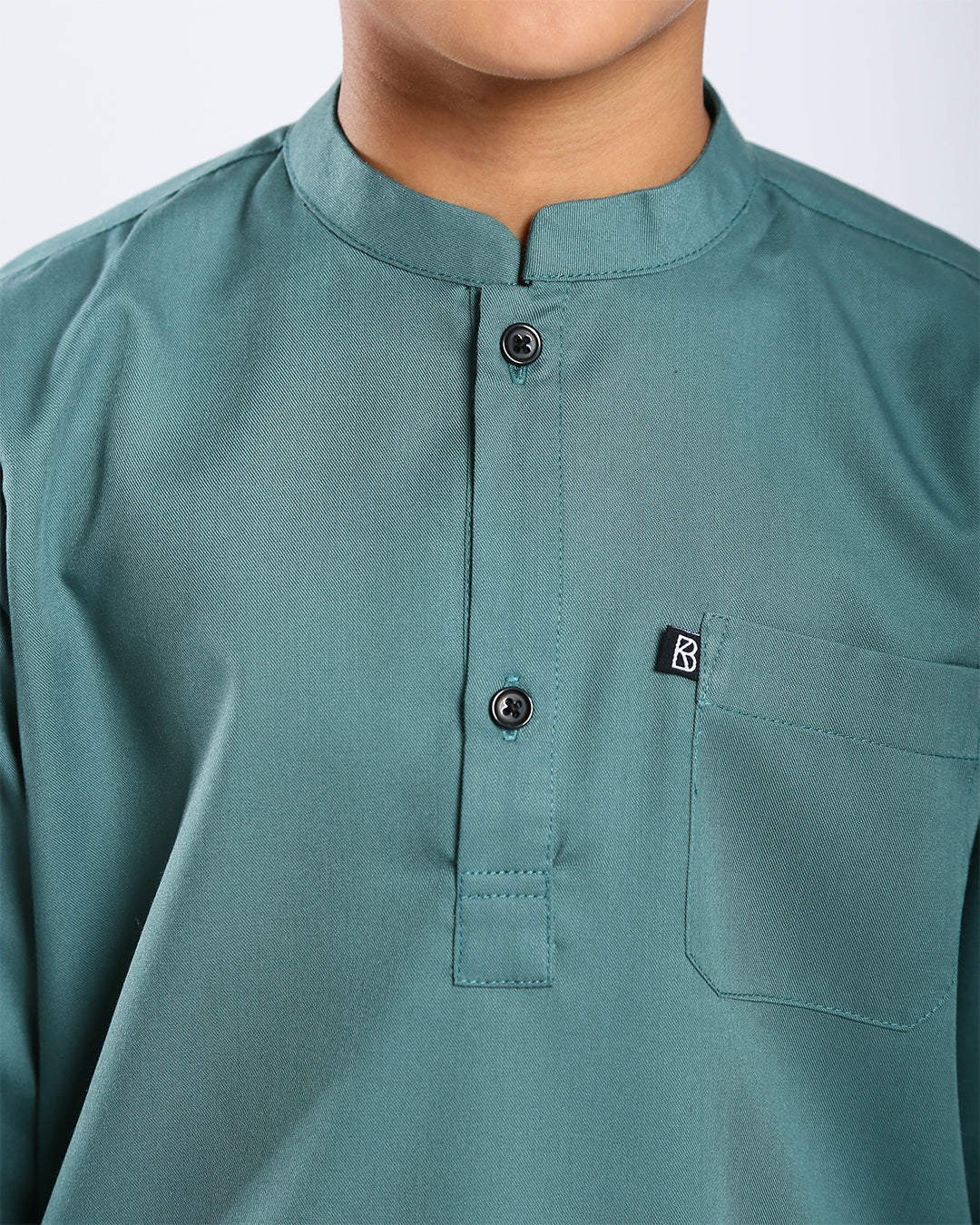 Sultan Baju Melayu Top Kids - TEAL