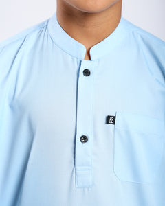 Sultan Baju Melayu Top Kids - LIGHT BLUE