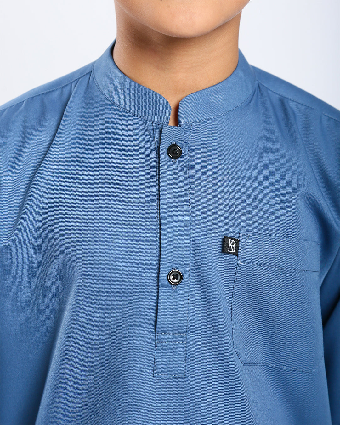 Sultan Baju Melayu Top Kids - TURQUOISE