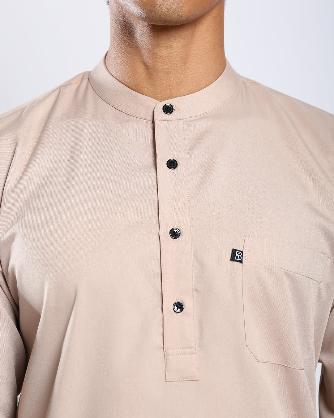 Sultan Baju Melayu Top Adults - SAND