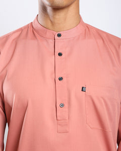 Sultan Baju Melayu Top Adults - PEACH