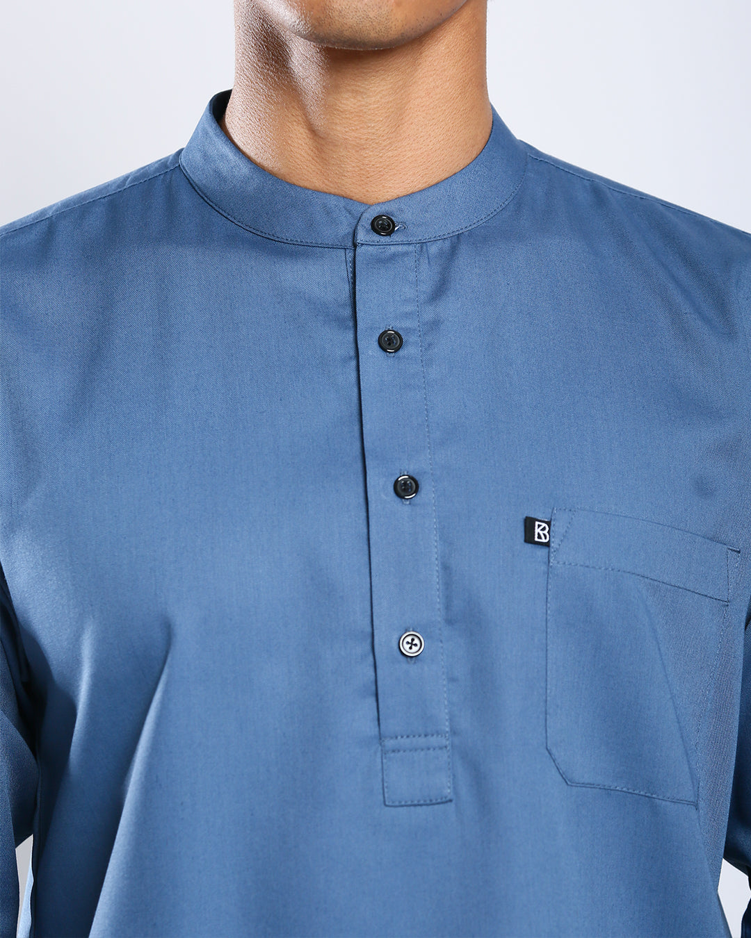 Sultan Baju Melayu Top Adults - TURQUOISE