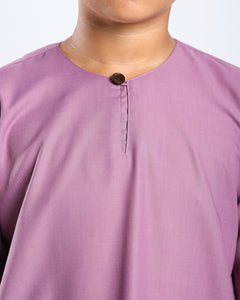 Bangsawan Baju Melayu Set Kids - LIGHT PURPLE