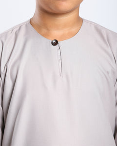 Bangsawan Baju Melayu Set Kids - TAUPE