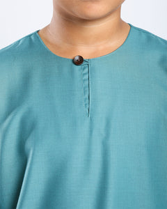 Bangsawan Baju Melayu Set Kids - TEAL