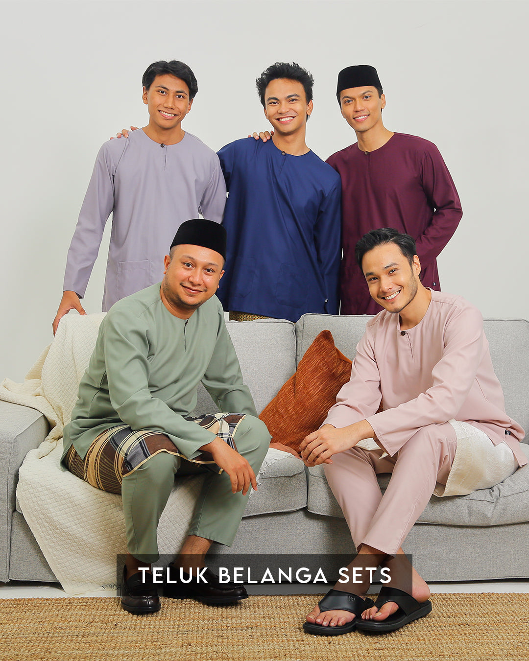 Baju Melayu Teluk Belanga Sets