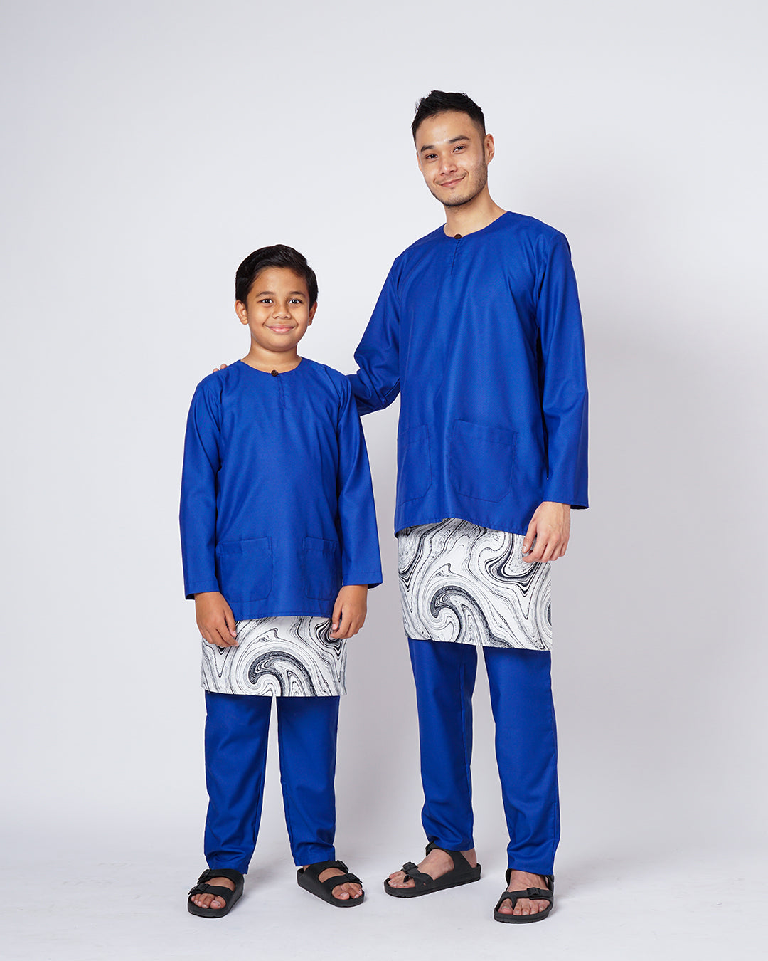 Bangsawan Baju Melayu Set Adults - ROYAL BLUE