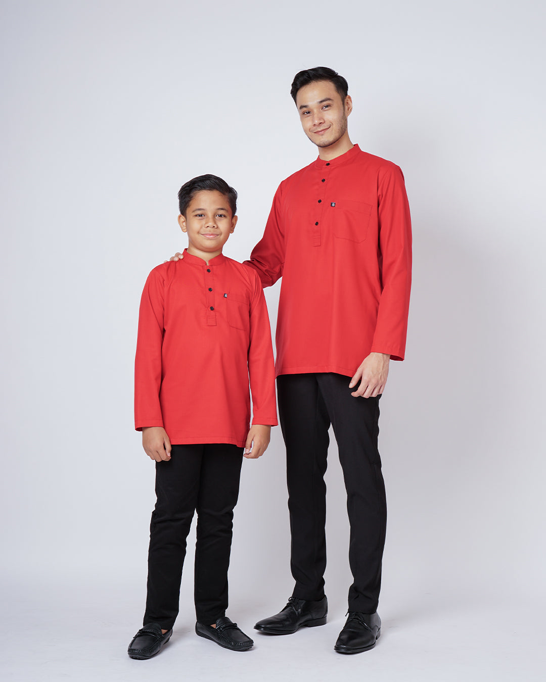 Sultan Baju Melayu Top Adults - RED