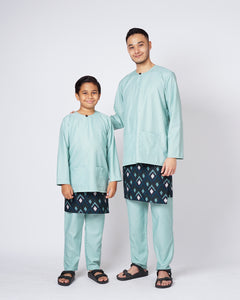 Bangsawan Baju Melayu Set Kids - MINT