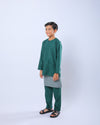 Bangsawan Baju Melayu Set Kids - EMERALD