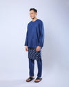 Bangsawan Baju Melayu Set Adults - NAVY