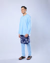 Bangsawan Baju Melayu Set Adults - LIGHT BLUE