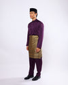 Mahkota Baju Melayu Set MS Adults - ROYAL PURPLE