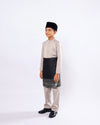 Mahkota Baju Melayu Set FS Kids - TAUPE