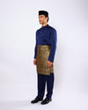 Mahkota Baju Melayu Set MS Adults - NAVY