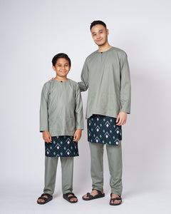 Bangsawan Baju Melayu Set Kids - SAGE