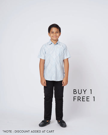 Tuah Batik Shirt Kids - AWAN