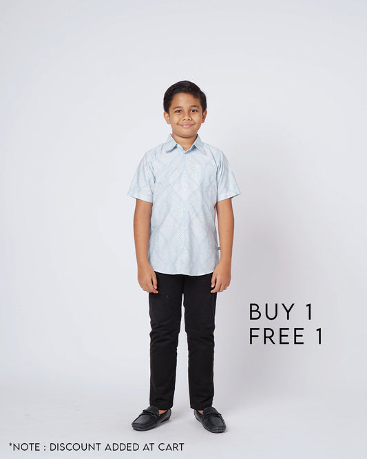 Tuah Batik Shirt Kids - AWAN