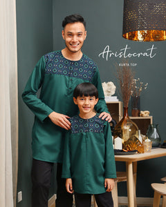 Aristocrat 3.0 Kurta Adults - TURQUOISE