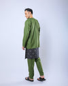 Bangsawan Baju Melayu Set Adults - OLIVE