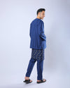 Bangsawan Baju Melayu Set Adults - NAVY