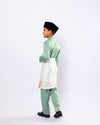 Mahkota Baju Melayu Set FS Kids - ALOE GREEN