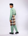 Mahkota Baju Melayu Set FS Adults - ALOE GREEN