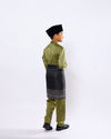 Mahkota Baju Melayu Set FS Kids - OLIVE