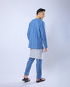 Bangsawan Baju Melayu Set Adults - TURQUOISE
