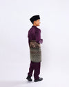 Mahkota Baju Melayu Set MS Kids - ROYAL PURPLE
