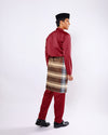 Mahkota Baju Melayu Set FS Adults - MAROON