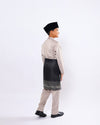 Mahkota Baju Melayu Set FS Kids - TAUPE