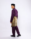 Mahkota Baju Melayu Set MS Adults - ROYAL PURPLE