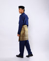 Mahkota Baju Melayu Set MS Adults - NAVY