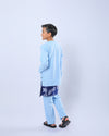 Bangsawan Baju Melayu Set Kids - LIGHT BLUE