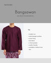 Bangsawan Baju Melayu Set Adults - BURGUNDY