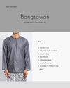 Bangsawan Baju Melayu Set Adults - GREY