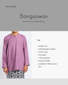 Bangsawan Baju Melayu Set Kids - LIGHT PURPLE