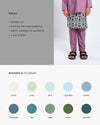 Bangsawan Baju Melayu Set Kids - LIGHT PURPLE