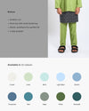 Bangsawan Baju Melayu Set Kids - PEAR GREEN