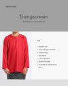 Bangsawan Baju Melayu Set Kids - RED