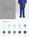 Bangsawan Baju Melayu Set Kids - ROYAL BLUE
