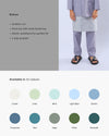 Bangsawan Baju Melayu Set Kids - SILVER